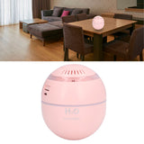 Household Ball Shaped Humidifier Colorful RGB Light Humidifier Mini Water Replenishing Air HumidifierPink