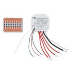 Smart Curtain Switch Module 2 Way Wifi Curtain Opener Module APP Remote Control Timing for Intelligent Appliance 90‑250V