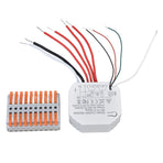 Smart Curtain Switch Module 2 Way Wifi Curtain Opener Module APP Remote Control Timing for Intelligent Appliance 90‑250V