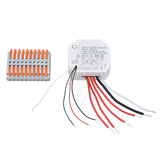 Smart Curtain Switch Module 2 Way Wifi Curtain Opener Module APP Remote Control Timing for Intelligent Appliance 90‑250V