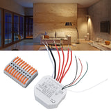 Smart Curtain Switch Module 2 Way Wifi Curtain Opener Module APP Remote Control Timing for Intelligent Appliance 90‑250V - Extra Image