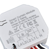 Smart Curtain Switch Module 2 Way Wifi Curtain Opener Module APP Remote Control Timing for Intelligent Appliance 90‑250V