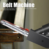 Belt Grinder Metal Furniture Grinding Polishing Machinne Household Small Belt Sander with Belt 1/2x18 Inch - Extra Image