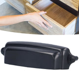 Black Cabinet Pulls Zinc Alloy Shell Handle Surface Oxidation Durable Not Rusty Environmental Protection Simple Design Drawer Handles for Cabinets Drawers