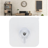 Adhesive Hooks for Wall Clocks Without Perforation and Traceless Ceramic Tile Glass Marble Wall Sticky Hooks