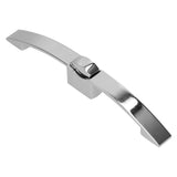 Latch Lock Handle Zinc Alloy Wall Cabinet Cupboard Handle Lock for RV Caravan Boat Yacht Ship - Front View