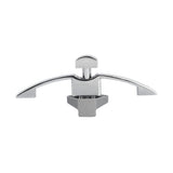 Knob Latch Lock with Handle RV Cruise Ship Wall Cabinet Lock Zinc Alloy Button Handle Lock