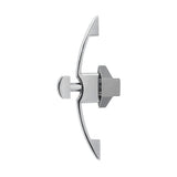 Knob Latch Lock with Handle RV Cruise Ship Wall Cabinet Lock Zinc Alloy Button Handle Lock