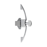Knob Latch Lock with Handle RV Cruise Ship Wall Cabinet Lock Zinc Alloy Button Handle Lock