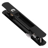 Sliding Door Lock Black Copper Zinc Alloy Lock Furniture Hardware for Balcony Door
