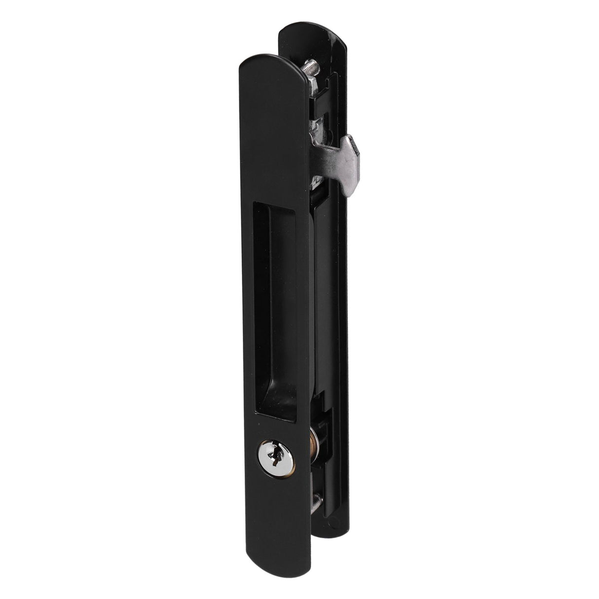 Sliding Door Lock Black Copper Zinc Alloy Lock Furniture Hardware for Balcony Door