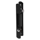 Sliding Door Lock Black Copper Zinc Alloy Lock Furniture Hardware for Balcony Door