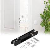 Sliding Door Lock Black Copper Zinc Alloy Lock Furniture Hardware for Balcony Door
