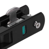 Sliding Door Lock Black Copper Zinc Alloy Lock Furniture Hardware for Balcony Door