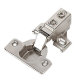 35mm Cabinet Hinge ShortArm Hydraulic FullOverlay Corner Hinge with Narrow Side Panels for Home - Side View