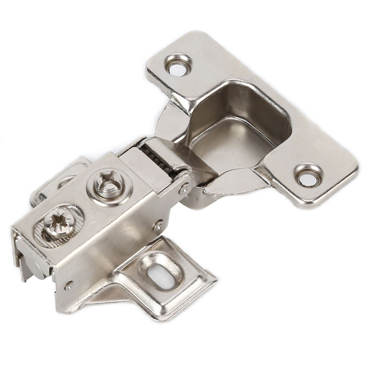 35mm Cabinet Hinge ShortArm Hydraulic FullOverlay Corner Hinge with Narrow Side Panels for Home