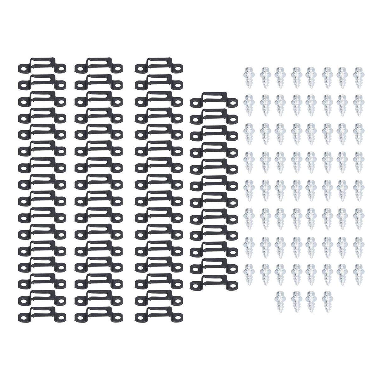 60 Set 2in 1 Furniture Concealed Connector Slide Buckle Fastener for Cabinet Wardrobe Combination AccessoriesHalf Pass