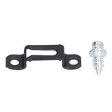 60 Set 2in 1 Furniture Concealed Connector Slide Buckle Fastener for Cabinet Wardrobe Combination AccessoriesHalf Pass - Front View