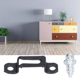 60 Set 2in 1 Furniture Concealed Connector Slide Buckle Fastener for Cabinet Wardrobe Combination AccessoriesHalf Pass