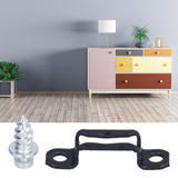60 Set 2in 1 Furniture Concealed Connector Slide Buckle Fastener for Cabinet Wardrobe Combination AccessoriesAll Pass