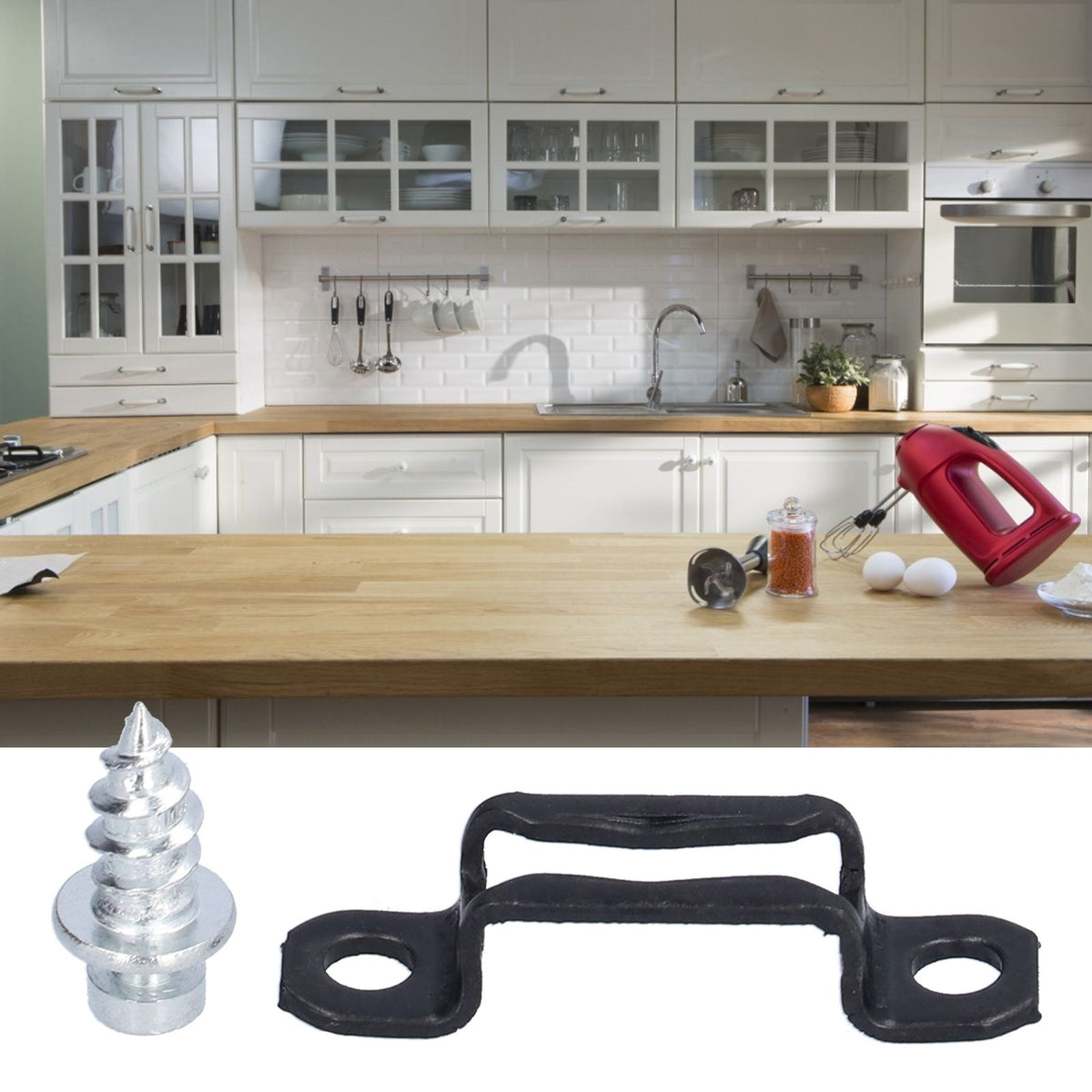 60 Set 2in 1 Furniture Concealed Connector Slide Buckle Fastener for Cabinet Wardrobe Combination AccessoriesAll Pass