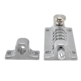 Combination Locking Bolt Safe Password Durable Rust Resistant Coating 4 Digit Lock Bolt for Pool Gate Fence FarmSilver - Rear View