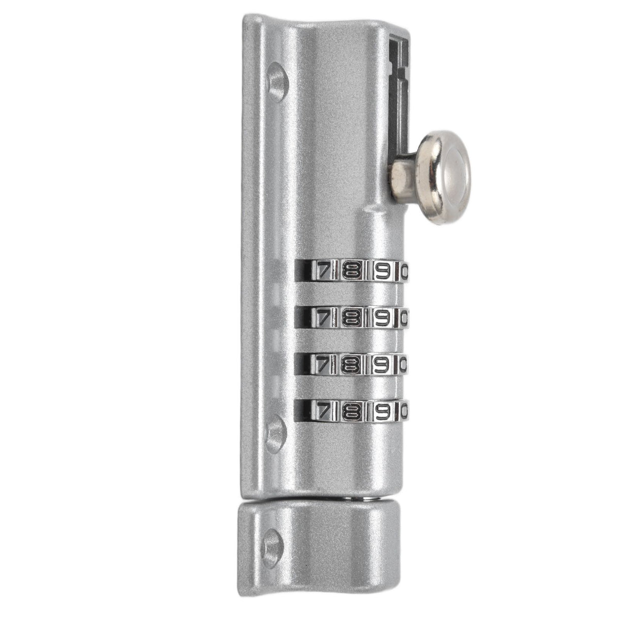 Combination Locking Bolt Safe Password Durable Rust Resistant Coating 4 Digit Lock Bolt for Pool Gate Fence FarmSilver