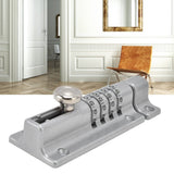Combination Locking Bolt Safe Password Durable Rust Resistant Coating 4 Digit Lock Bolt for Pool Gate Fence FarmSilver - Extra Image