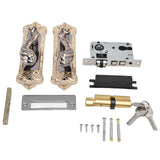 Door Handle Lock Silent Lock Bearing Safety Lever Handle Reversible Bedroom Door Lock
