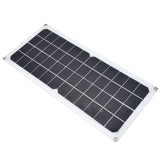 10W Photovoltaic Solar Panel with Fan Kit Dual Female USB Ports for Cars Boats Airplanes Satellites - Rear View