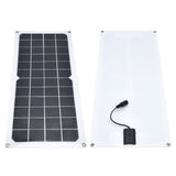 10W Photovoltaic Solar Panel with Fan Kit Dual Female USB Ports for Cars Boats Airplanes Satellites - Close-Up Angle