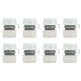 8Pcs Lock Type Faucet Quick Connector G1/2 Hose Faucet Coupling Adapter Fittings for Washing Machine