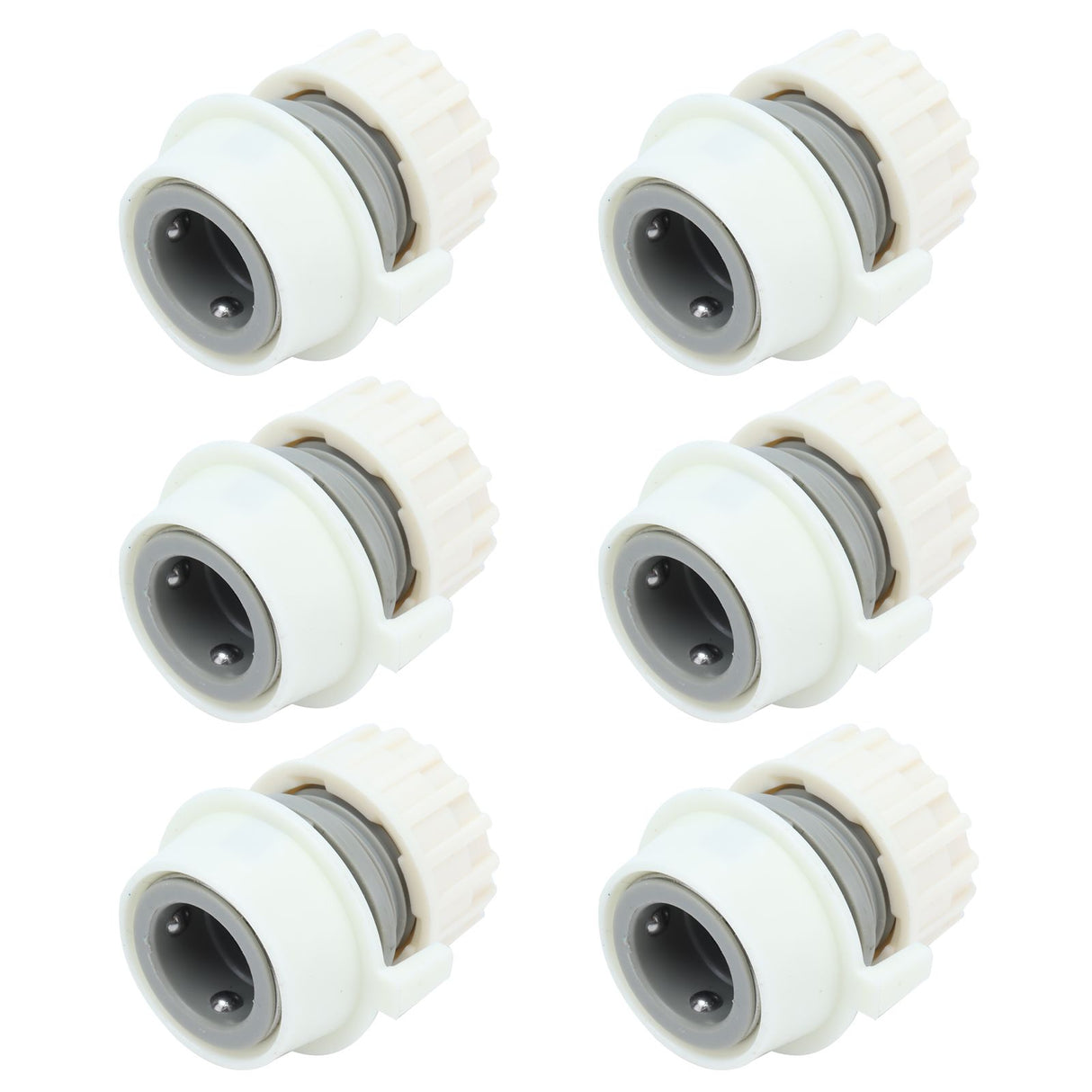 8Pcs Lock Type Faucet Quick Connector G1/2 Hose Faucet Coupling Adapter Fittings for Washing Machine