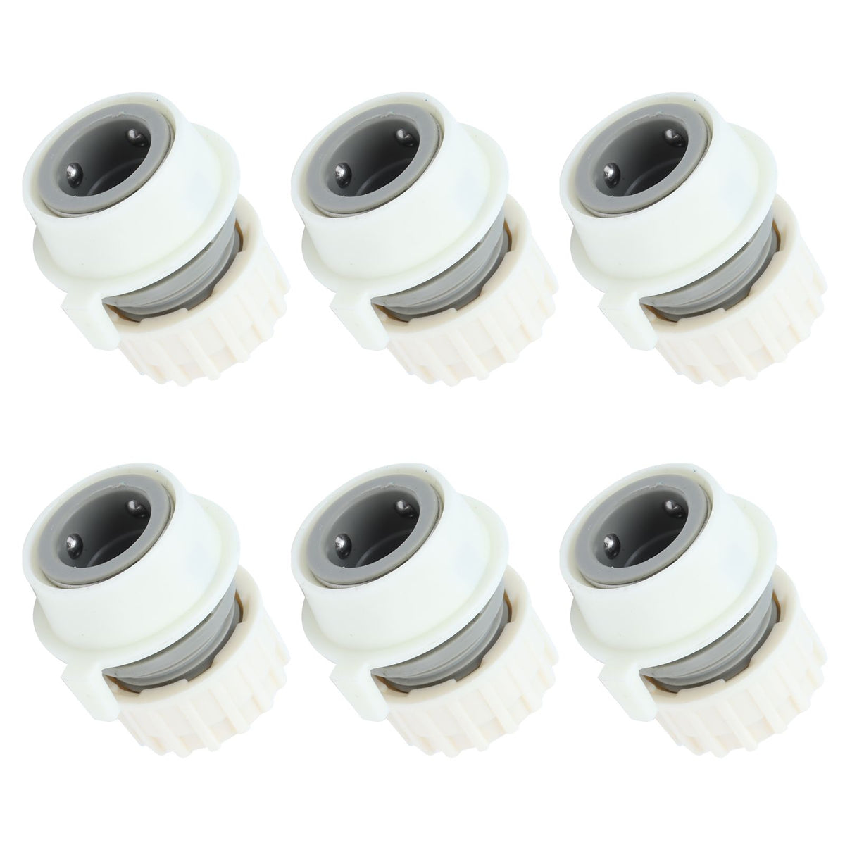 8Pcs Lock Type Faucet Quick Connector G1/2 Hose Faucet Coupling Adapter Fittings for Washing Machine