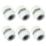 8Pcs Lock Type Faucet Quick Connector G1/2 Hose Faucet Coupling Adapter Fittings for Washing Machine - Close-Up Angle