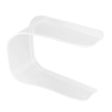 Transparent Doorbell Waterproof Shell PV Rainproof and Sunproof Cover for Door Viewer and Fingerprint Device - Low Angle
