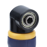 1/4in Right Angle Drill Adapter 90° Angle Hex Shank Screwdriver Drill Bit Socket Holder