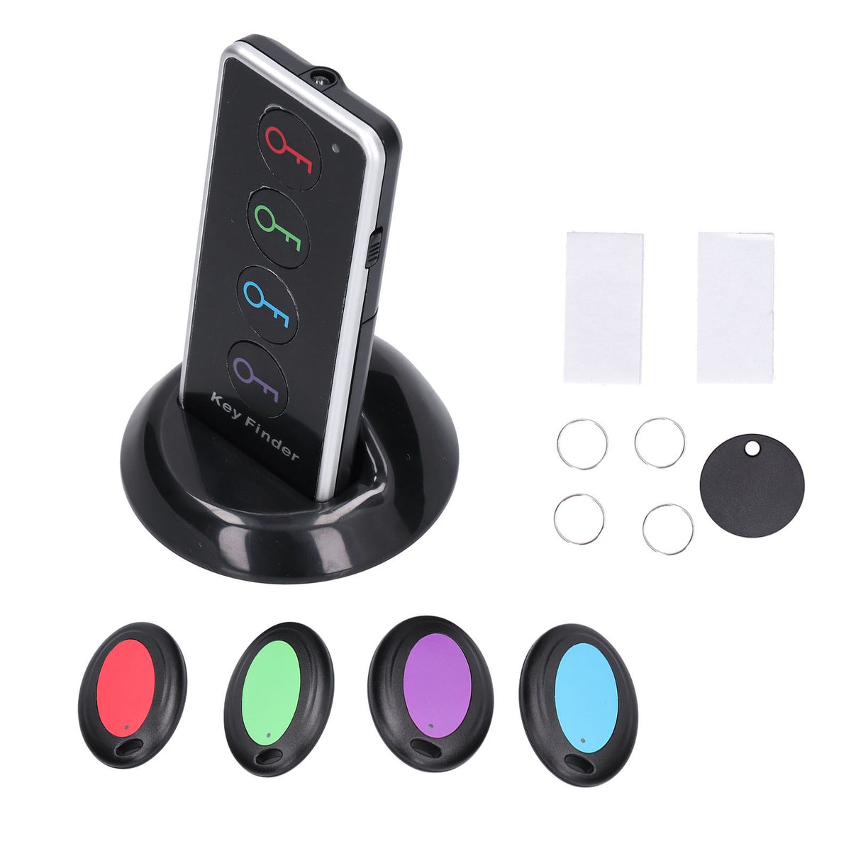Key Finder Locator 1 Control 4 Wireless Simple Portable Battery Powered Remote Control Item Locator