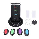 Key Finder Locator 1 Control 4 Wireless Simple Portable Battery Powered Remote Control Item Locator - Rear View