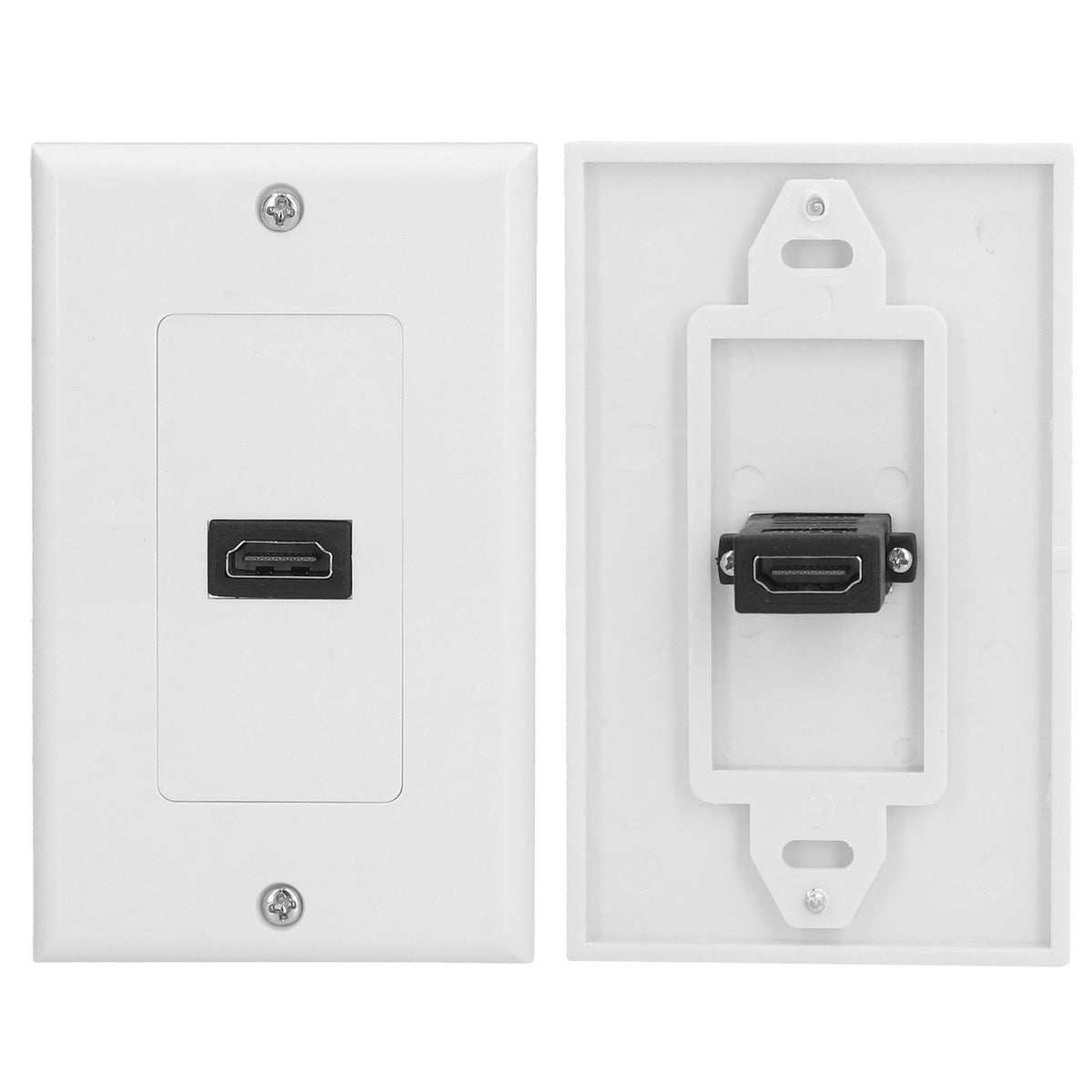 High Definition Multimedia Interface Wall Plate High Resolution 4K High Speed Pass Through No Welding Wall Socket