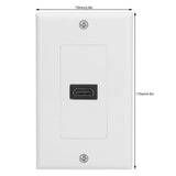 High Definition Multimedia Interface Wall Plate High Resolution 4K High Speed Pass Through No Welding Wall Socket - Extra Image