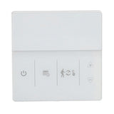 Smart Thermostat Weekly Programmable Voice Switch 10K Sensor Precise Temperature Control Boiler Thermostat for Home3A Connection Plumbing Wall Hung Boiler White 230V