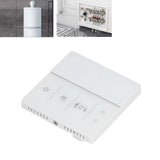 Smart Thermostat Weekly Programmable Voice Switch 10K Sensor Precise Temperature Control Boiler Thermostat for Home3A Connection Plumbing Wall Hung Boiler White 230V