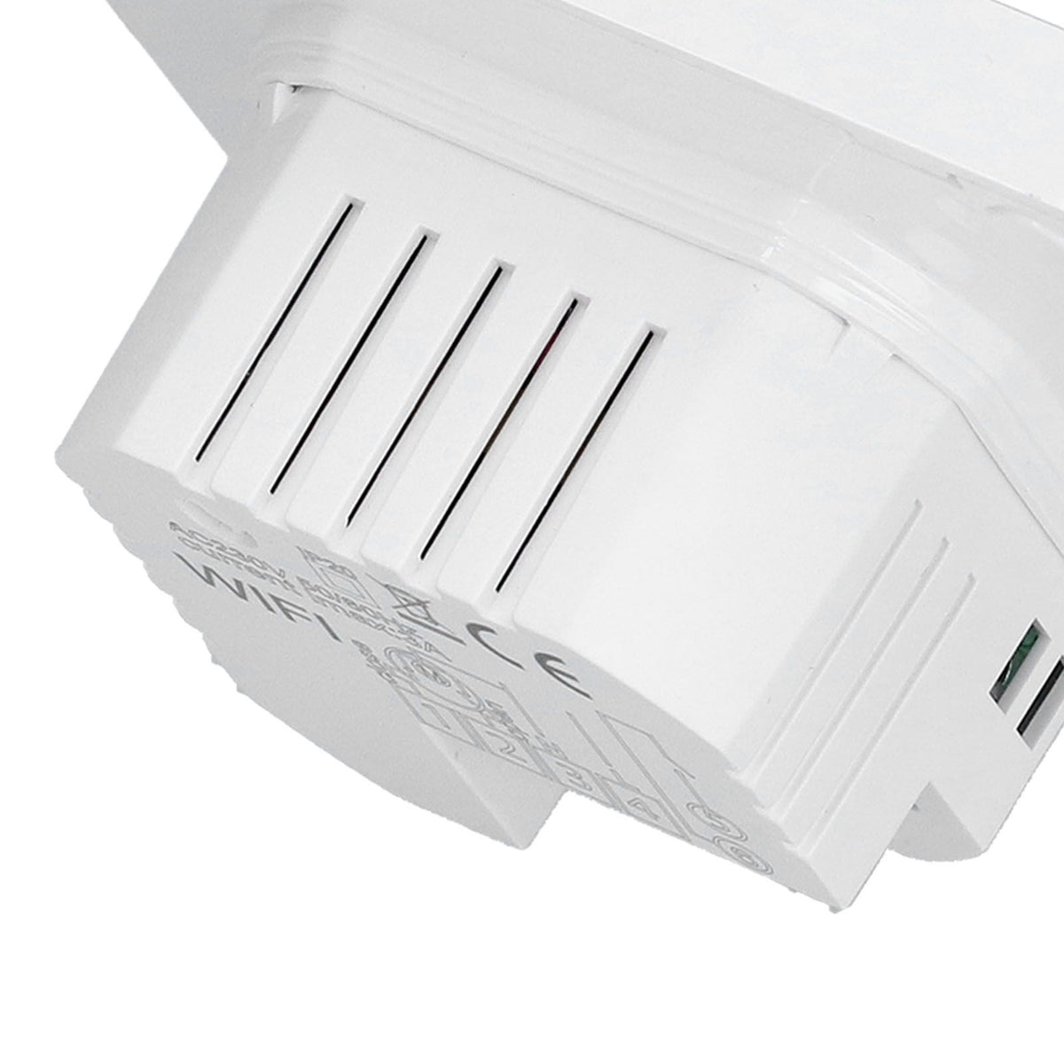 Smart Thermostat Weekly Programmable Voice Switch 10K Sensor Precise Temperature Control Boiler Thermostat for Home3A Connection Plumbing Wall Hung Boiler White 230V