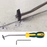2Set Grout Removal Tool Stainless Steel Durable Efficient Portable Manual Grout Cleaner for Home Office - Extra Image