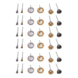 36PCs set Wire Polishing Wheel Pen Flat Bowl Shaped Steel Wire Wheel Brush Kit Accessories