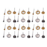 36PCs set Wire Polishing Wheel Pen Flat Bowl Shaped Steel Wire Wheel Brush Kit Accessories - Side View