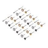 36PCs set Wire Polishing Wheel Pen Flat Bowl Shaped Steel Wire Wheel Brush Kit Accessories