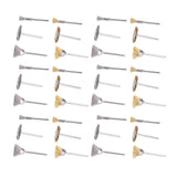 36PCs set Wire Polishing Wheel Pen Flat Bowl Shaped Steel Wire Wheel Brush Kit Accessories