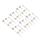 36PCs set Wire Polishing Wheel Pen Flat Bowl Shaped Steel Wire Wheel Brush Kit Accessories